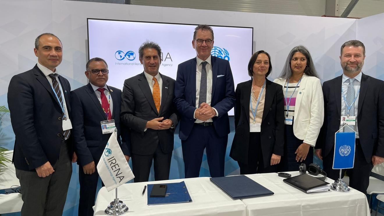 IRENA and UNIDO support a global energy transition